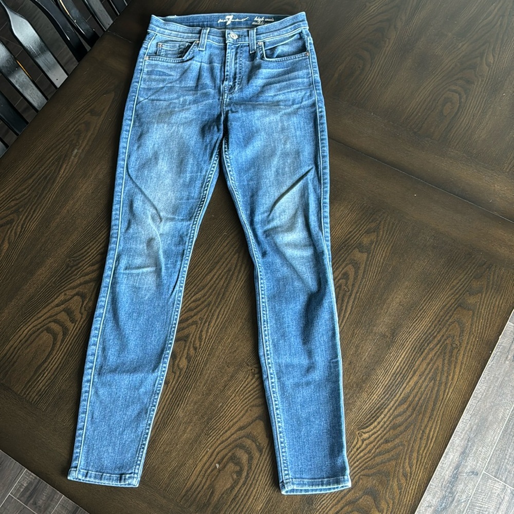 7 for all mankind high waist ankle gwenevere size 26